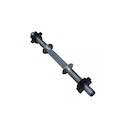 Barra Musculação Oca Rosqueada Yangfit com Presilhas - 40cm - Foto 1