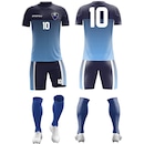 Kit Sports 10 Uniforme de Futebol - Camisa + Calção + Meião - Foto 1