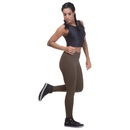 Calça Legging Miss Blessed Premium Montaria Marsala - Feminina - Foto 2