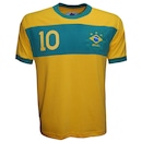 Camiseta do Brasil Liga Retrô Faixa - Adulto - Foto 1