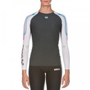 Camiseta de Manga Longa Arena Carbon Compression - Feminino - Foto 3