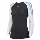Camiseta de Manga Longa Arena Carbon Compression - Feminino - Foto 1