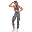 Calça Legging Maria Gueixa Jeans Printed Faixa Nude - Feminina - Foto 2