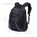 Mochila Swissport para Notebook com Cadeado - 30 Litros - Foto 2