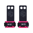 Hand Grip NC Extreme Pull Up em Couro Protetor Palmar 2 Furos - Adulto - Foto 1