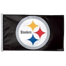 Bandeira NFL Pittsburgh Steelers Grande - 90x150cm - Foto 1