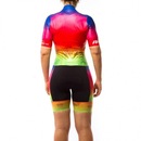 Macaquinho para Ciclism RH Sports X5 Gel Degrade - Feminino - Foto 2