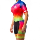 Macaquinho para Ciclism RH Sports X5 Gel Degrade - Feminino - Foto 3