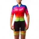 Macaquinho para Ciclism RH Sports X5 Gel Degrade - Feminino - Foto 1