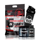 Kit Whey Midway War 6 - 907g + BCAA + Creatina + Coqueteleira - Foto 2