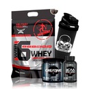 Kit Whey Midway War 6 - 907g + BCAA + Creatina + Coqueteleira - Foto 1