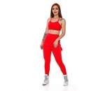 Calça Legging Miss Blessed com Saia Sobreposta - Feminina - Foto 3