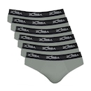 Kit Cuecas Slip Zorba Max Com 6 Unidades - Adulto - Foto 1