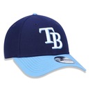 Boné Aba Curva New Era 940 MLB Tampa Bay Devil Rays 42553 - Snapback - Adulto - Foto 3