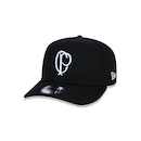 Boné Aba Curva New Era 9Forty A-Frame Corinthians Futebol Strapback - Adulto - Foto 1