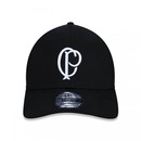 Boné Aba Curva New Era 39Thirty Corinthians Futebol - Fechado - Adulto - Foto 1