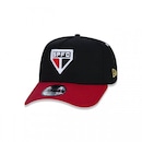 Boné Aba Curva New Era 9Forty São Paulo Futebol - Snapback - Adulto - Foto 1