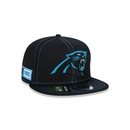 Boné Aba Reta New Era 9Fifty On-Field Coleção Sideline NFL Carolina Panthers - Adulto - Foto 3