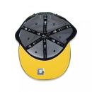 Boné Aba Reta New Era 9Fifty On-Field Coleção Sideline NFL Green Bay Packers - Snapback - Adulto - Foto 2