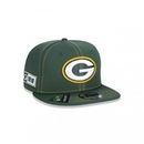 Boné Aba Reta New Era 9Fifty On-Field Coleção Sideline NFL Green Bay Packers - Snapback - Adulto - Foto 5