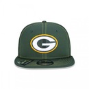 Boné Aba Reta New Era 9Fifty On-Field Coleção Sideline NFL Green Bay Packers - Snapback - Adulto - Foto 1