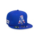 Boné Aba Reta New Era 9Fifty On-Field Coleção Sideline Nfl New England Patriots - Snapback - Adulto - Foto 3