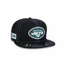 Boné Aba Reta New Era 9Fifty On-Field Coleção Sideline NFL New York Jets - Snapback - Adulto - Foto 3