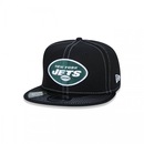 Boné Aba Reta New Era 9Fifty On-Field Coleção Sideline NFL New York Jets - Snapback - Adulto - Foto 6