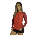 Camisa Manga Longa Raglan Animal Print - Feminina - Foto 2