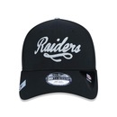 Boné Aba Curva New Era 39Thirty NFL Oakland Raiders - Adulto - Foto 2