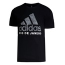 Camiseta adidas Cidade Rio de Janeiro - Masculina - Foto 1