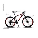 Bicicleta Dropp Aro 29 - Freio a Disco - Câmbio Shimano - 21 Marchas - Foto 5