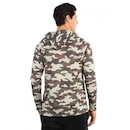 Camiseta Manga Longa UV com Capuz e Encaixe de Dedo Extreme UV Camuflada Militar - Masculina - Foto 2
