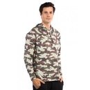Camiseta Manga Longa UV com Capuz e Encaixe de Dedo Extreme UV Camuflada Militar - Masculina - Foto 4