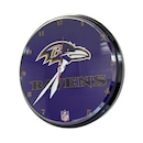 Relógio de Parede NFL Baltimore Ravens - 32cm - Foto 1