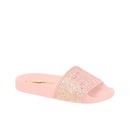 Chinelo Moleca Slide Glitter - Feminino - Foto 1