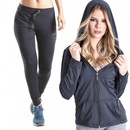 Conjunto Mama Latina Jaqueta com Capuz + Calça - Feminina - Foto 1