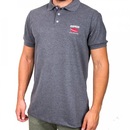 Camisa Polo Kevingston Series Rugby Piquet Estampada - Masculina - Foto 1