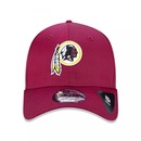 Boné Aba Curva New Era 9Forty NFL Washington Redskins Basic Escuro - Ajustável - Snapback - Adulto - Foto 2