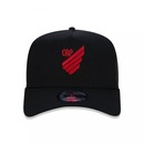 Boné Aba Curva New Era 9Forty Athletico Paranaense Futebol Snapback - Adulto - Foto 2
