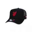 Boné Aba Curva New Era 9Forty Athletico Paranaense Futebol Snapback - Adulto - Foto 1
