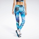 Calça Legging Reebok Lux Bold Urban Slick 2.0 Seaport Teal - Feminina - Foto 3