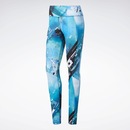 Calça Legging Reebok Lux Bold Urban Slick 2.0 Seaport Teal - Feminina - Foto 8