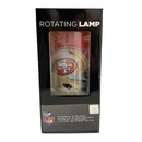 Luminária Rotativa NFL San Francisco 49ers 30cm - 120V - Foto 2