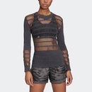 Camiseta de Manga Longa adidas Warp Knit - Feminina - Foto 3