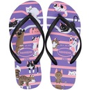Chinelo Havaianas Slim Pets - Feminino - Foto 1