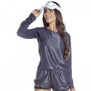 Camiseta Manga Longa Caju Brasil Road - Adulto - Foto 1