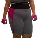 Bermuda Gamaia Plus Size Way com Recorte - Adulto - Foto 1