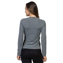 Camiseta Manga Longa Extreme UV com Proteção Solar Mescla - Feminina - Foto 4