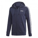 Jaqueta de Moletom com Capuz adidas 3S FZ French Terry - Masculina - Foto 1